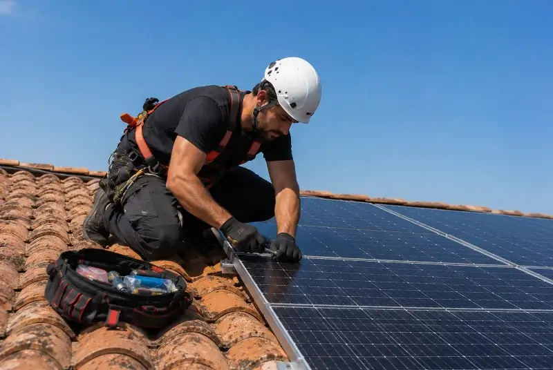 Maintenance et monitoring de panneaux solaires à Montriond